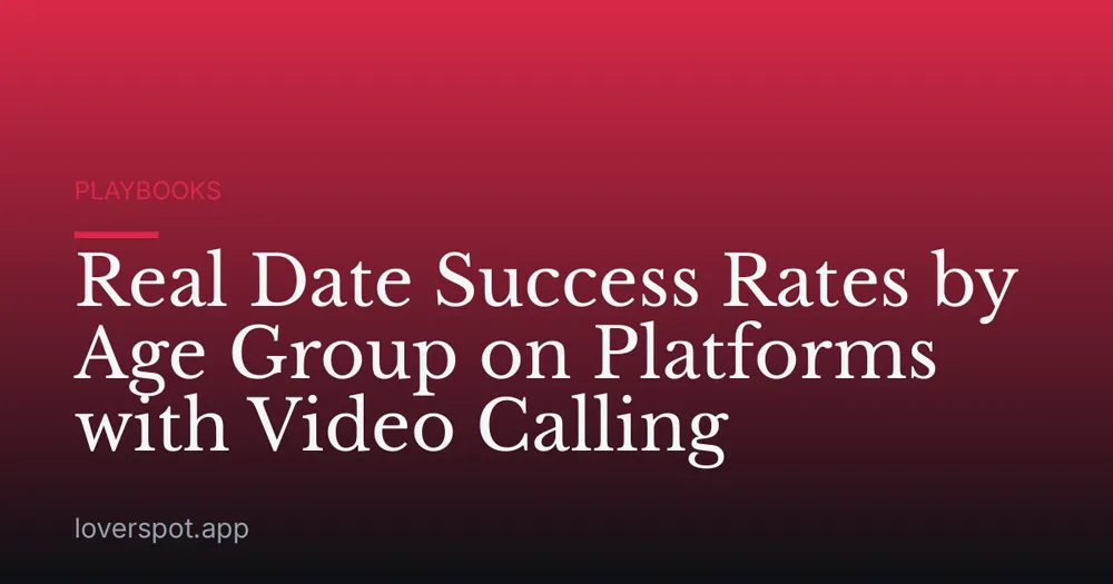 Real Date Success Rates by Age Group on Platforms with Video Calling