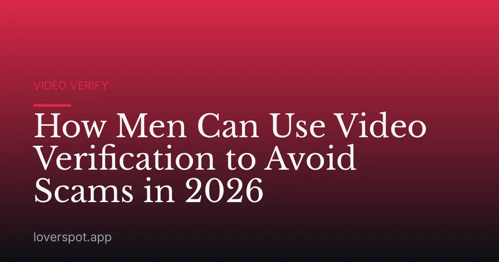 How Men Can Use Video Verification to Avoid Scams in 2026