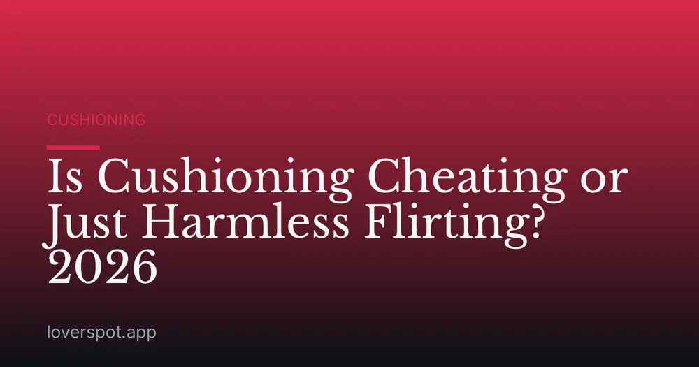 Is Cushioning Cheating or Just Harmless Flirting? 2026