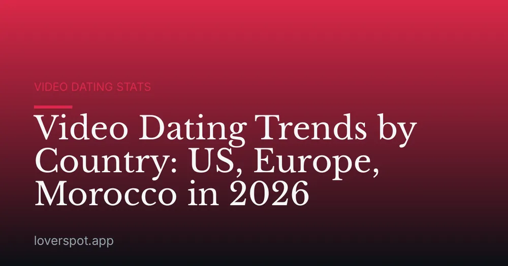 Video Dating Trends by Country: US, Europe, Morocco in 2026