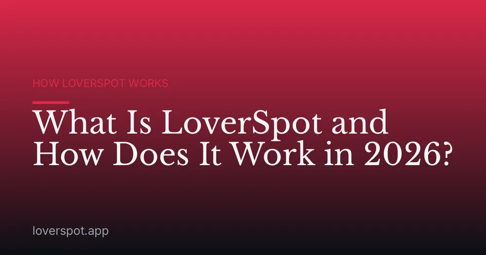What Is LoverSpot and How Does It Work in 2026?