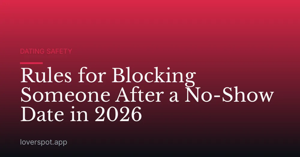 Rules for Blocking Someone After a No-Show Date in 2026