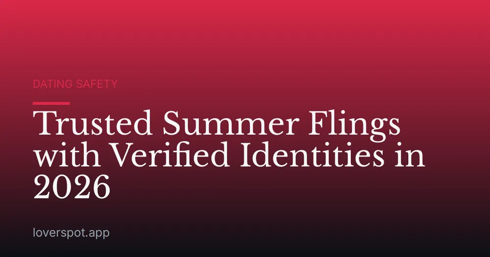 Trusted Summer Flings with Verified Identities in 2026