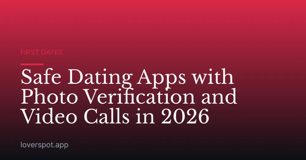 Safe Dating Apps with Photo Verification and Video Calls in 2026