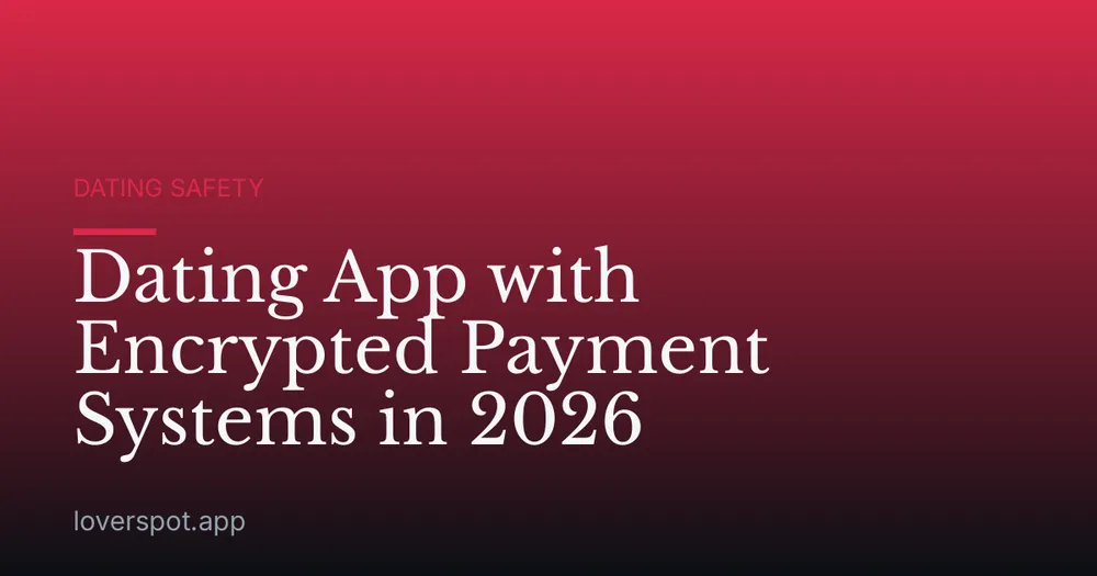 Dating App with Encrypted Payment Systems in 2026