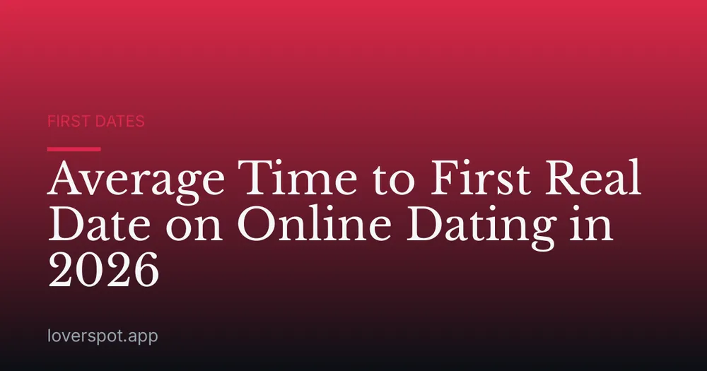 Average Time to First Real Date on Online Dating in 2026