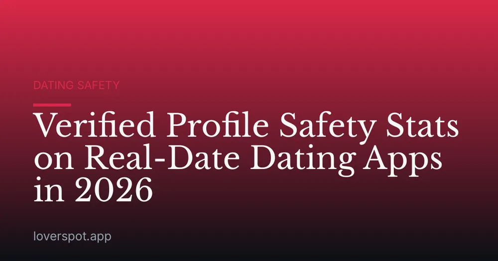 Verified Profile Safety Stats on Real-Date Dating Apps in 2026