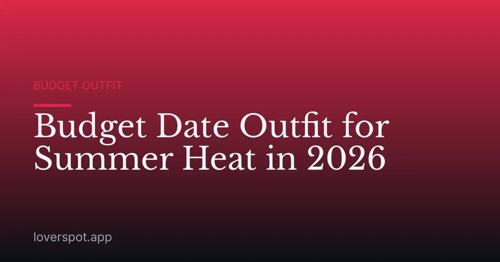 Budget Date Outfit for Summer Heat in 2026