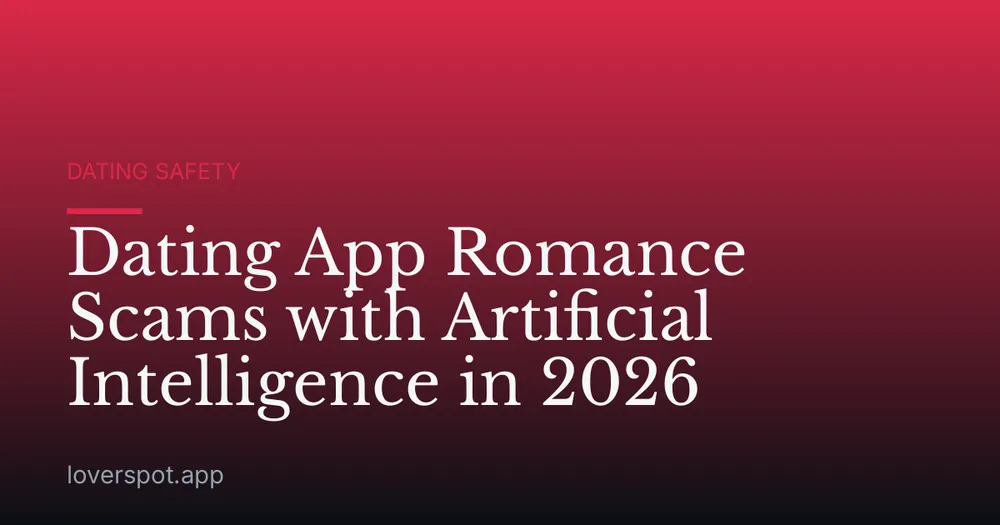 Dating App Romance Scams with Artificial Intelligence in 2026