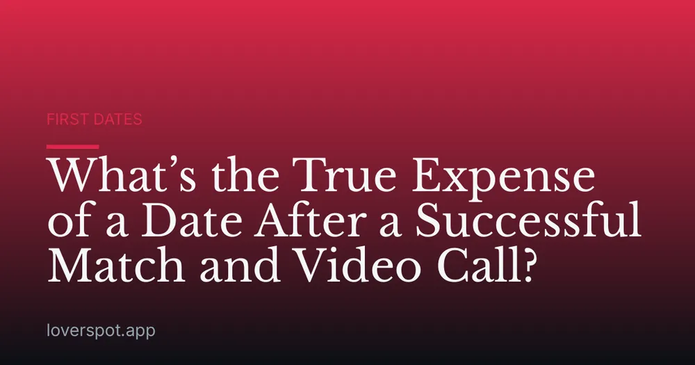 What’s the True Expense of a Date After a Successful Match and Video Call?