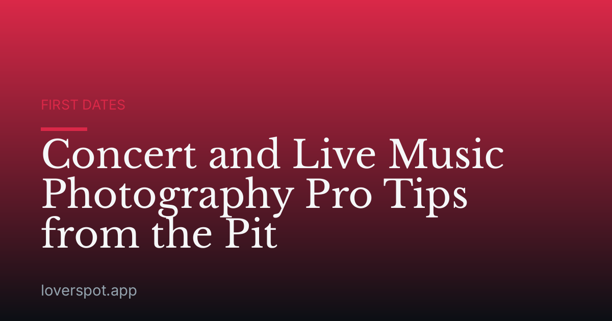 Concert and Live Music Photography Pro Tips from the Pit