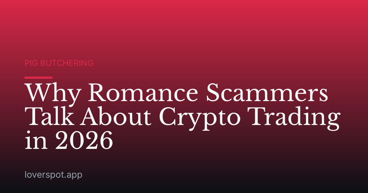 Why Romance Scammers Talk About Crypto Trading in 2026