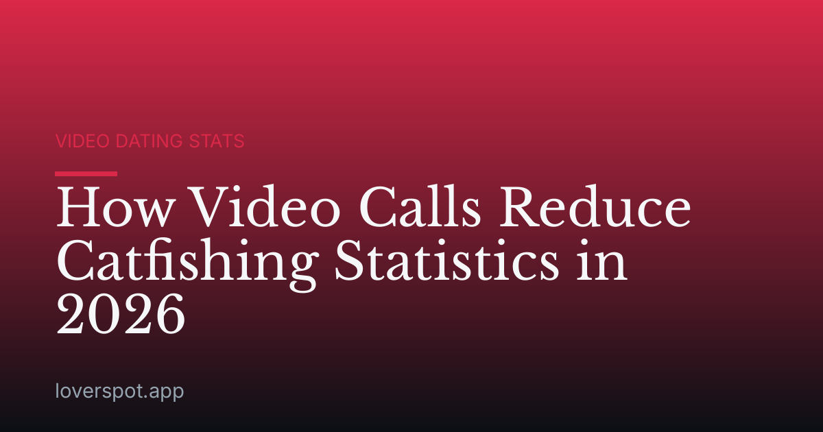 How Video Calls Reduce Catfishing Statistics in 2026
