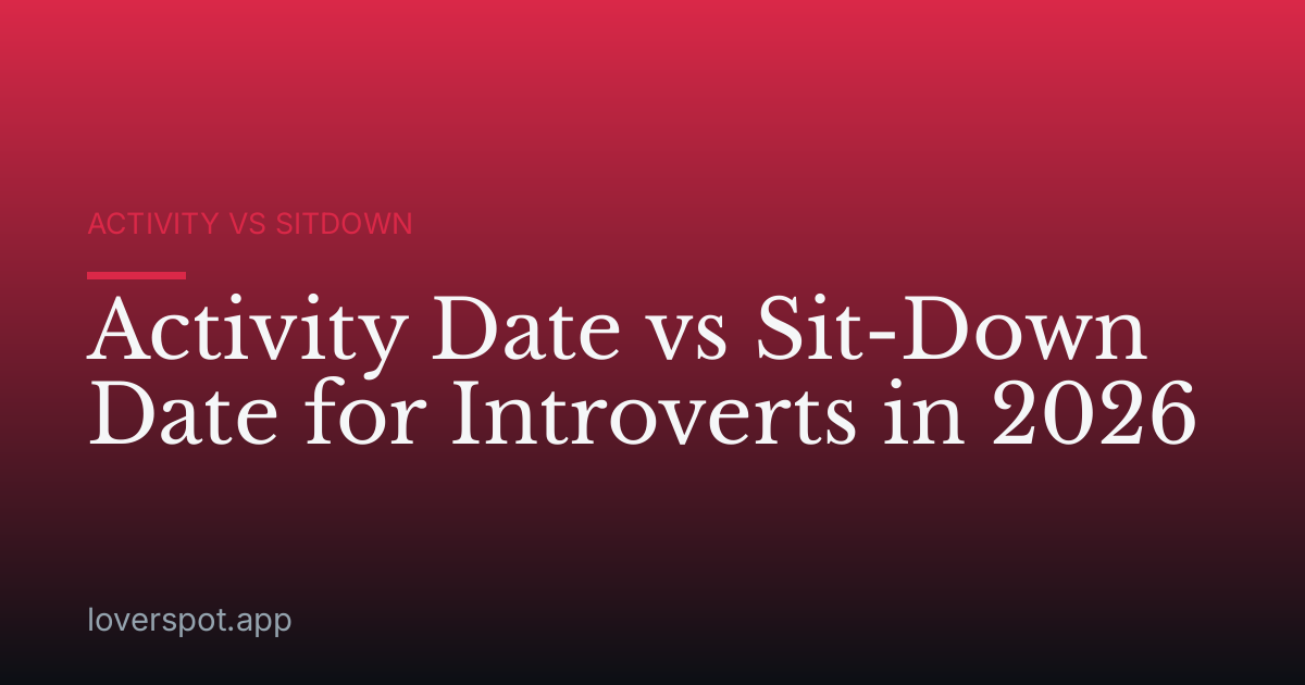 Activity Date vs Sit-Down Date for Introverts in 2026