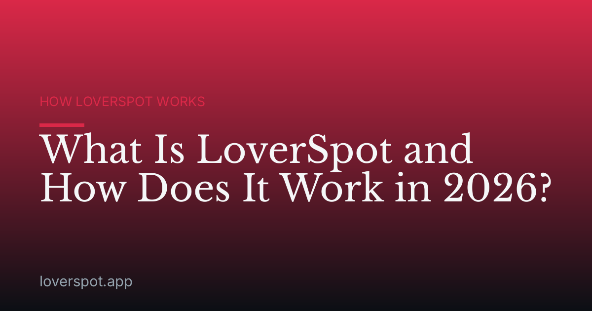 What Is LoverSpot and How Does It Work in 2026?