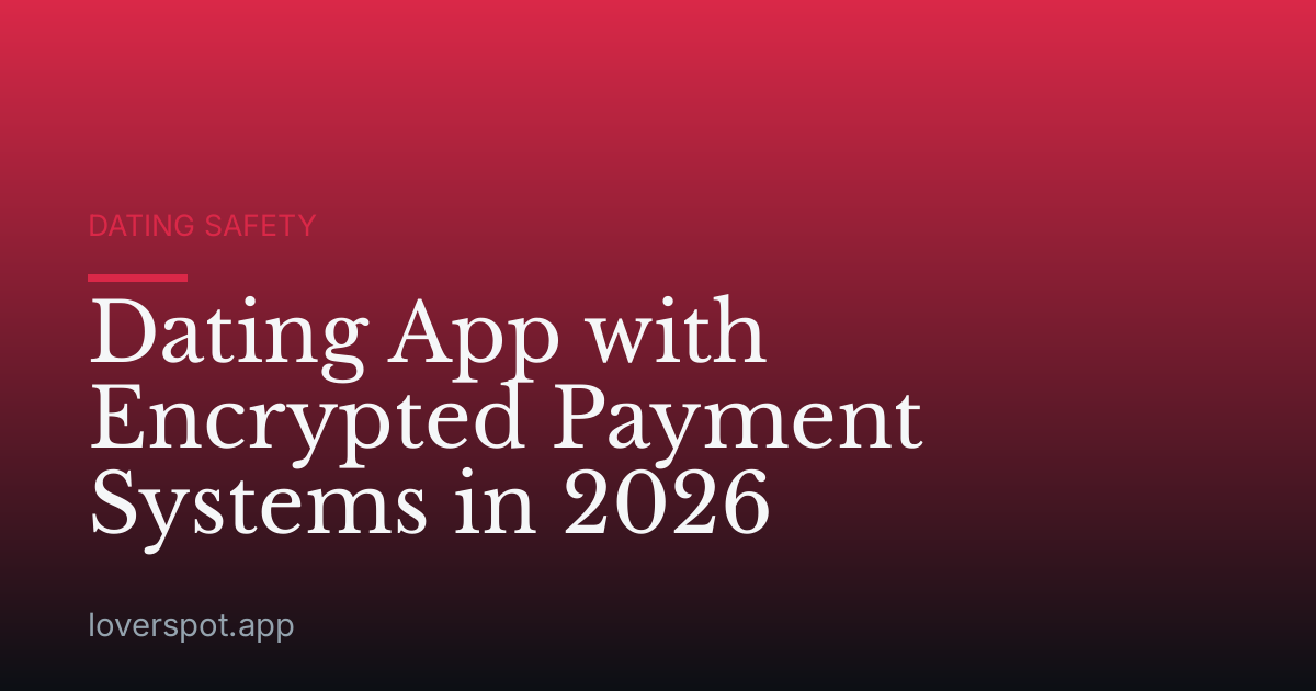 Dating App with Encrypted Payment Systems in 2026