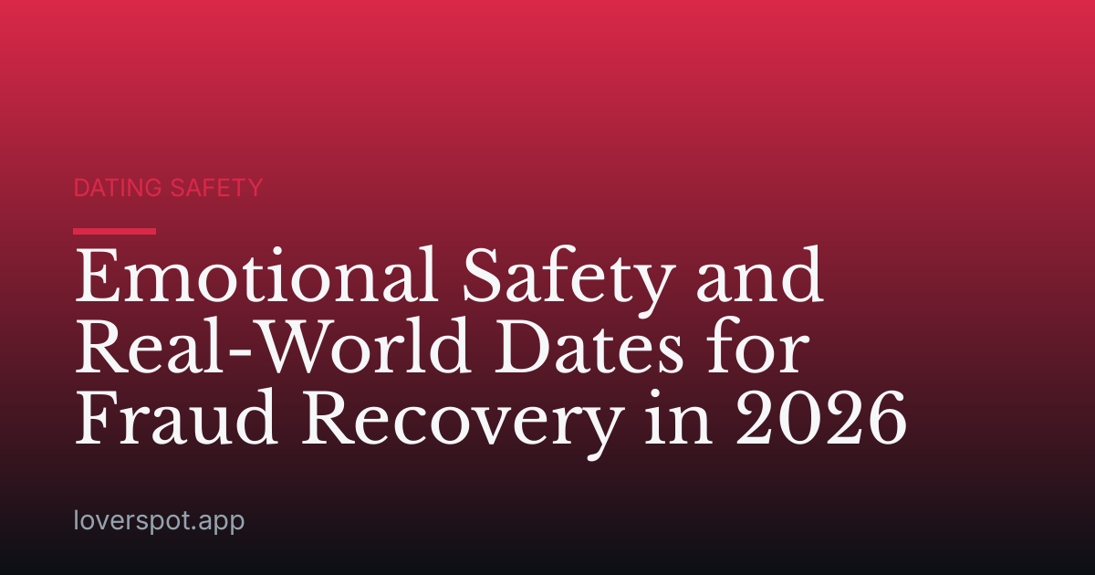 Emotional Safety and Real-World Dates for Fraud Recovery in 2026
