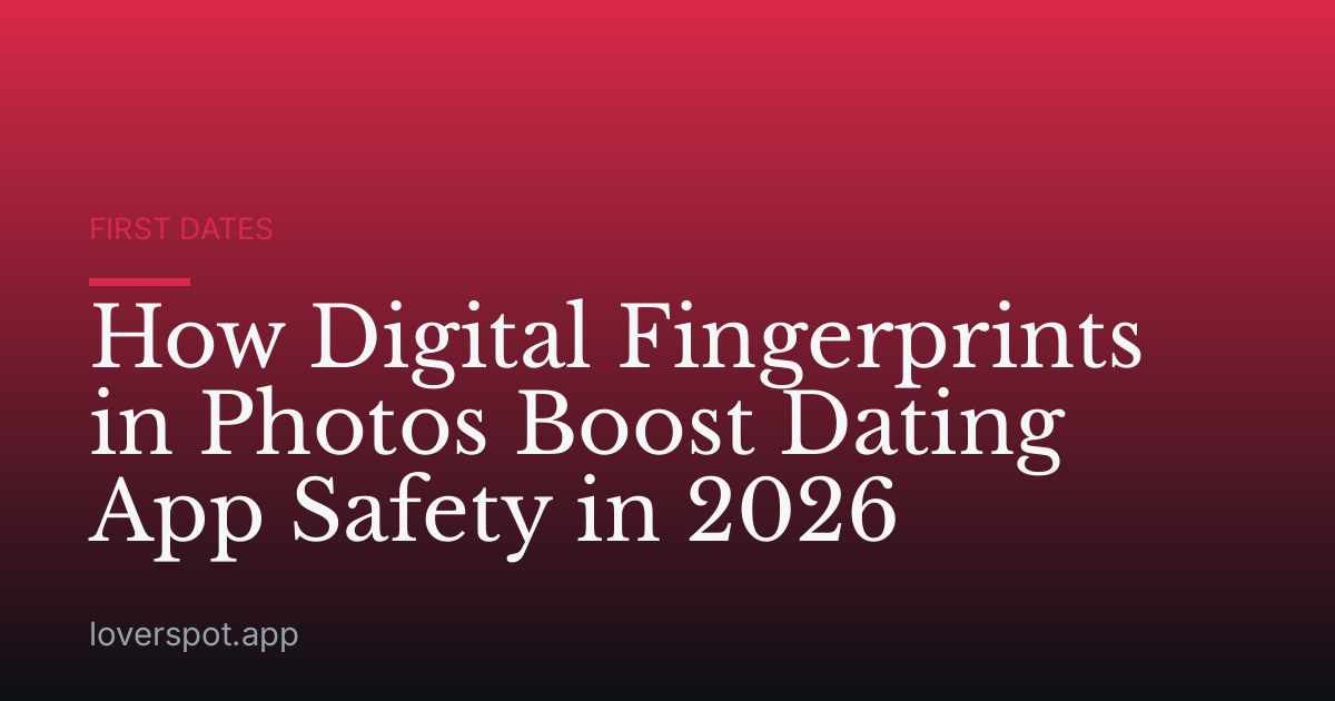 How Digital Fingerprints in Photos Boost Dating App Safety in 2026