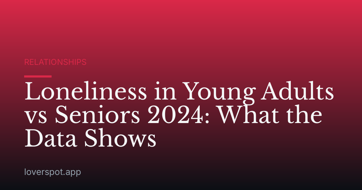 Loneliness in Young Adults vs Seniors 2024: What the Data Shows