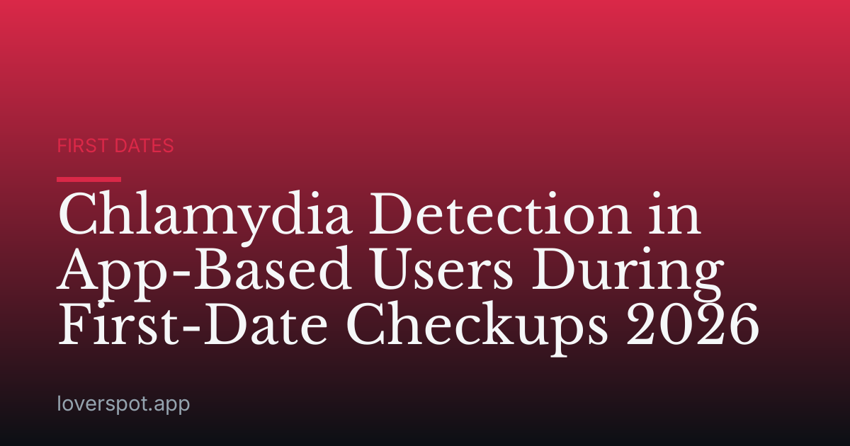 Chlamydia Detection in App-Based Users During First-Date Checkups 2026