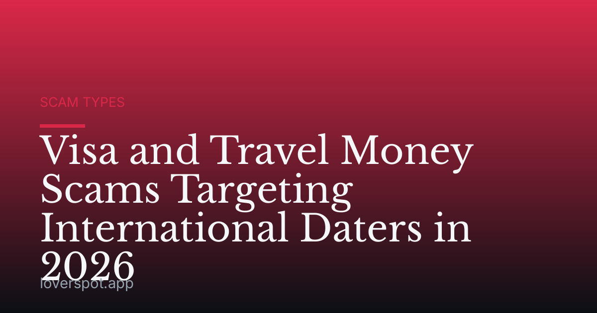 Visa and Travel Money Scams Targeting International Daters in 2026
