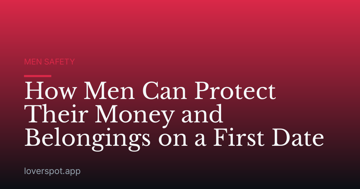 How Men Can Protect Their Money and Belongings on a First Date