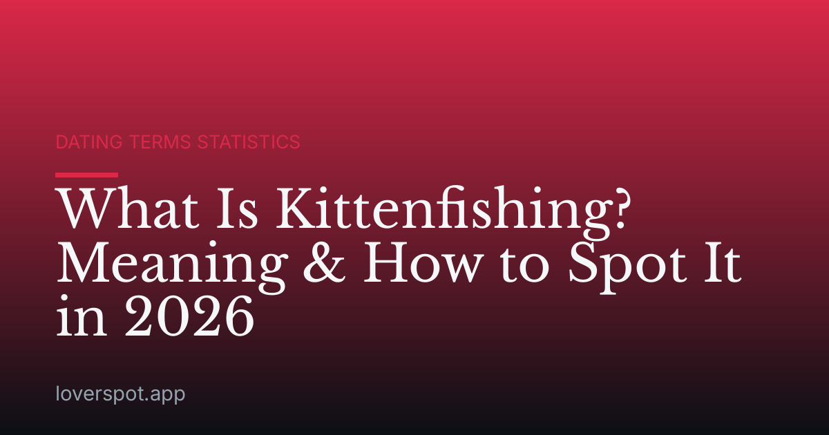 What Is Kittenfishing? Meaning & How to Spot It in 2026