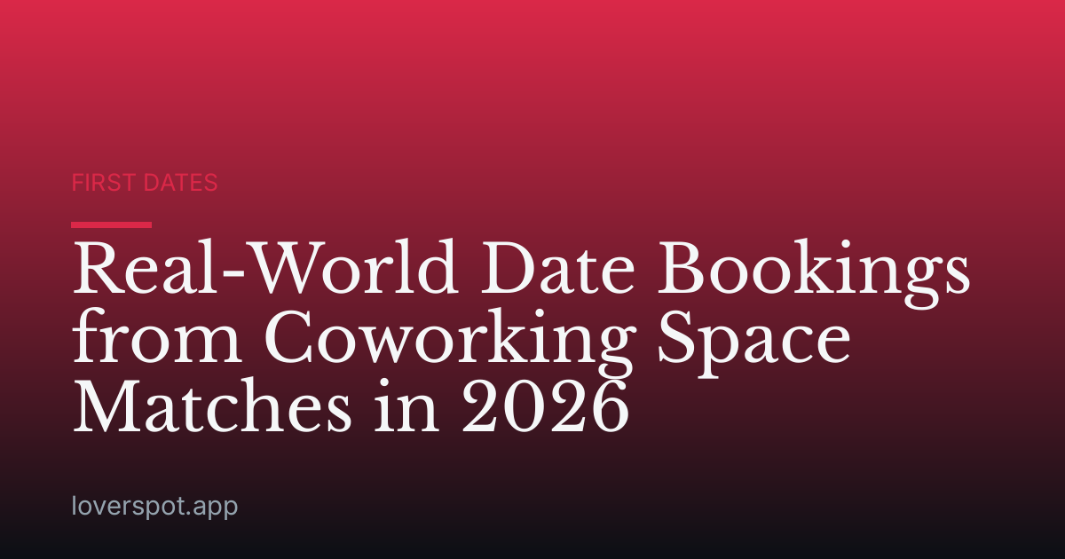 Real-World Date Bookings from Coworking Space Matches in 2026