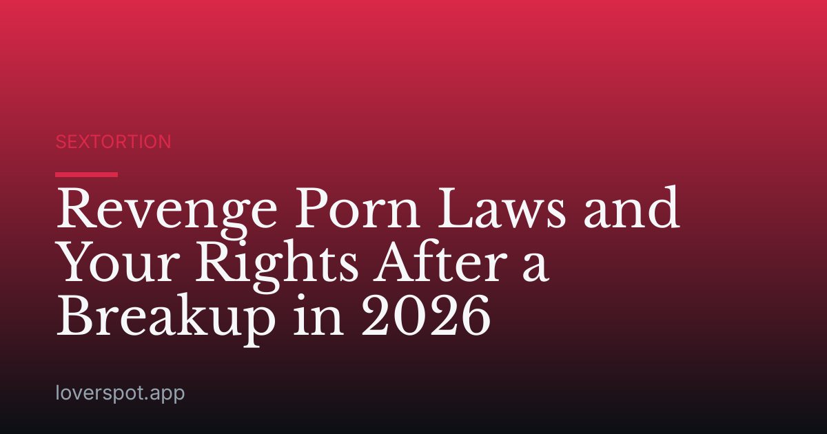 Revenge Porn Laws and Your Rights After a Breakup in 2026