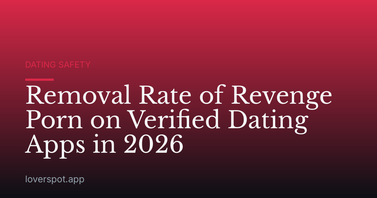 Removal Rate of Revenge Porn on Verified Dating Apps in 2026