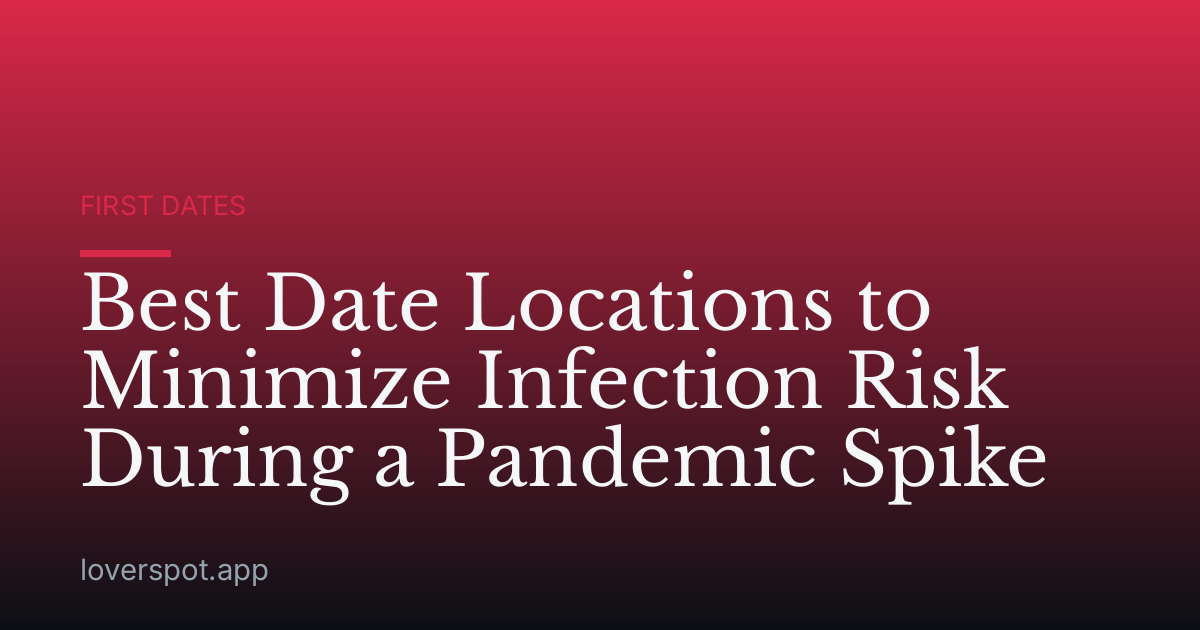 Best Date Locations to Minimize Infection Risk During a Pandemic Spike