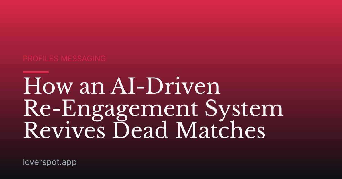 How an AI-Driven Re-Engagement System Revives Dead Matches