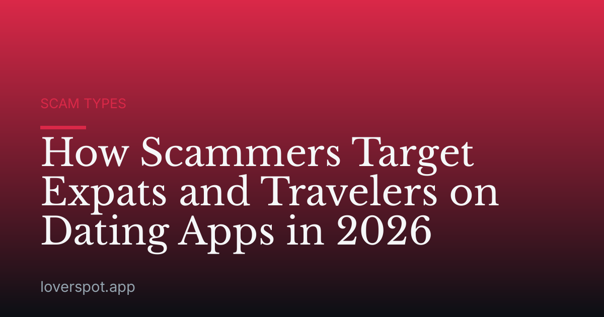 How Scammers Target Expats and Travelers on Dating Apps in 2026