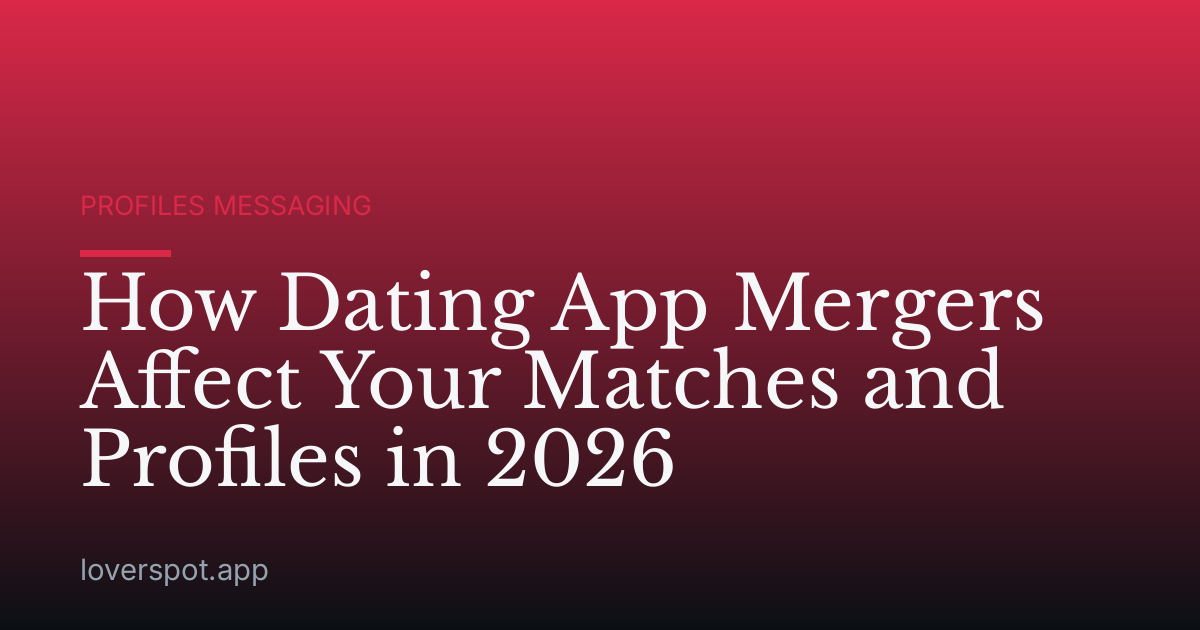 How Dating App Mergers Affect Your Matches and Profiles in 2026