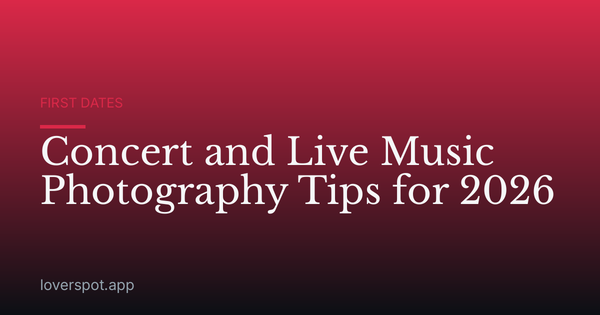 Concert and Live Music Photography Tips for 2026
