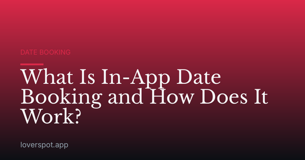 What Is In-App Date Booking and How Does It Work?