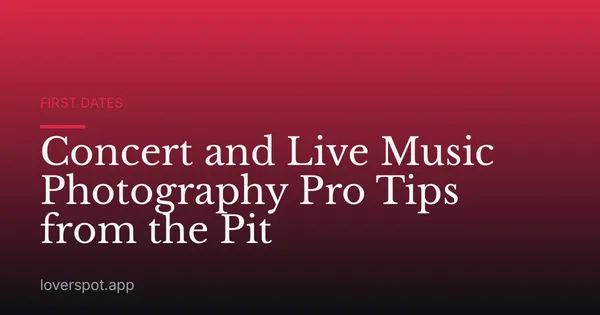 Concert and Live Music Photography Pro Tips from the Pit