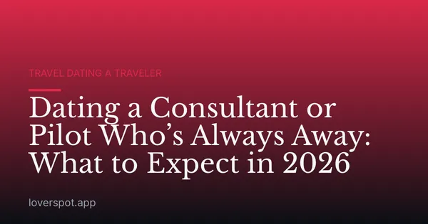 Dating a Consultant or Pilot Who’s Always Away: What to Expect in 2026