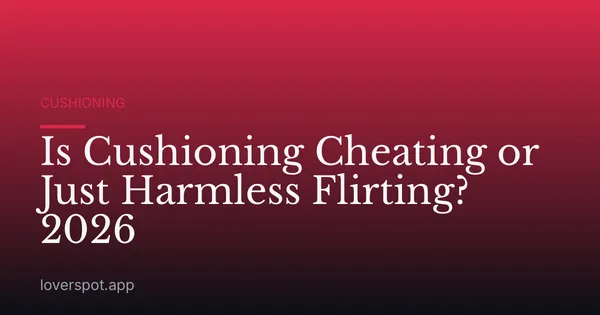 Is Cushioning Cheating or Just Harmless Flirting? 2026