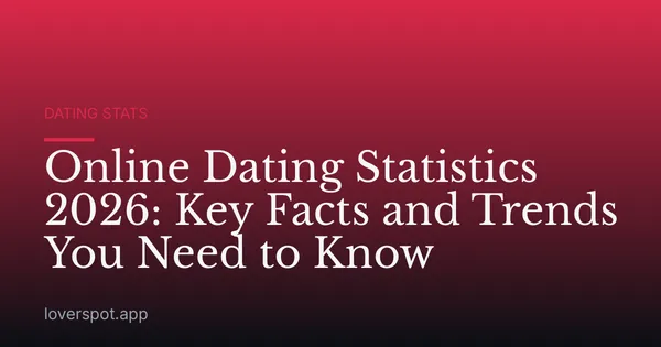 Online Dating Statistics 2026: Key Facts and Trends You Need to Know