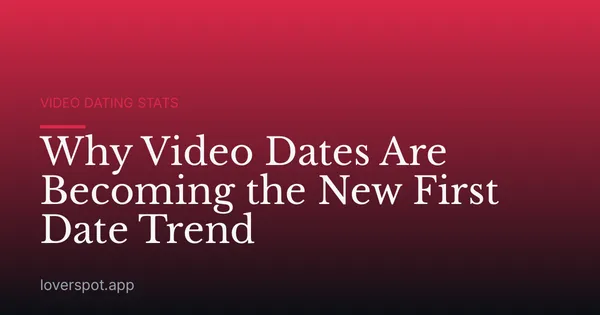 Why Video Dates Are Becoming the New First Date Trend