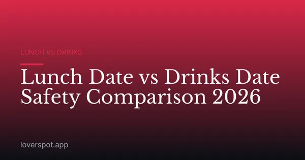Lunch Date vs Drinks Date Safety Comparison 2026