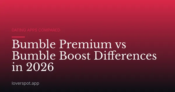 Bumble Premium vs Bumble Boost Differences in 2026