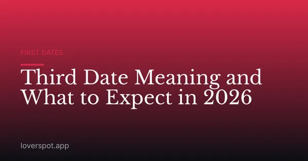 Third Date Meaning and What to Expect in 2026
