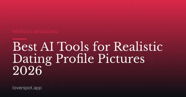 Best AI Tools for Realistic Dating Profile Pictures 2026