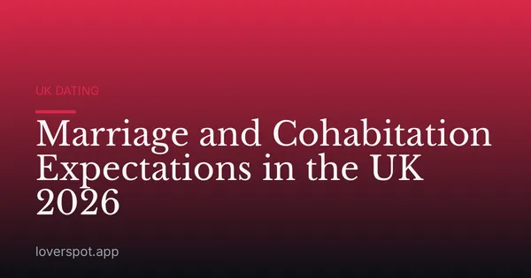 Marriage and Cohabitation Expectations in the UK 2026