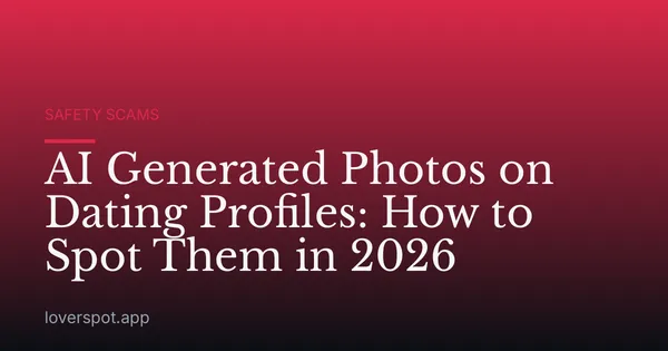 AI Generated Photos on Dating Profiles: How to Spot Them in 2026