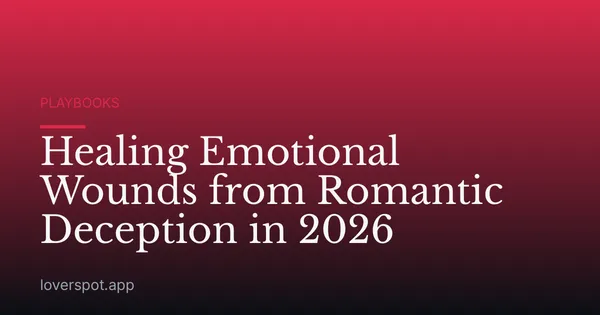 Healing Emotional Wounds from Romantic Deception in 2026