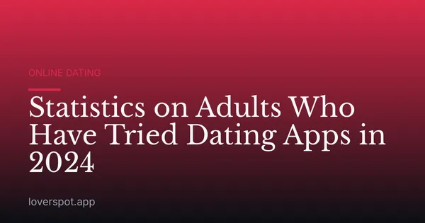 Statistics on Adults Who Have Tried Dating Apps in 2024