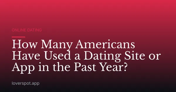 How Many Americans Have Used a Dating Site or App in the Past Year?
